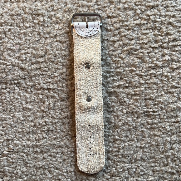 White leather dean. watch
